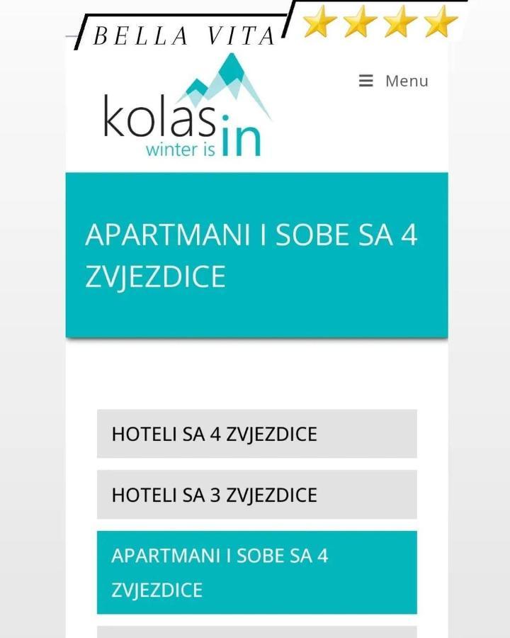 Apartman Bella Vita コラシン エクステリア 写真